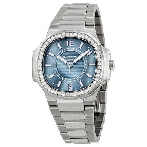 Patek Philippe Nautilus Blue Satin Finished Dial Stainless